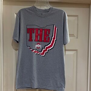 Gray Ohio State Graphic T-Shirt